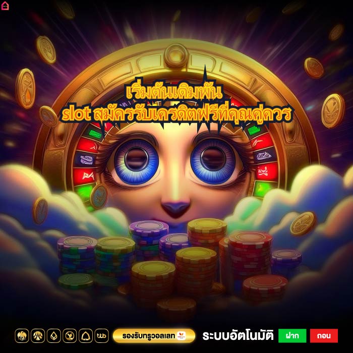 เริ่มต้นเดิมพันslot สมัครรับเครดิตฟรีที่คุณคู่ควร